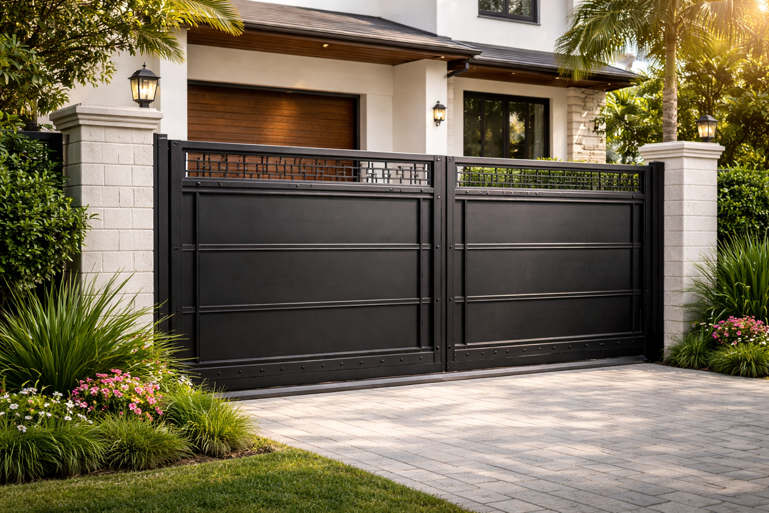 Steel Gate Installation